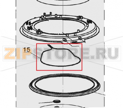 Wire heater f. lid Bartscher A150513 Wire heater f. lid Bartscher A150513Запчасть на деталировке под номером: 15Название запчасти на английском языке: Wire heater f. lid Bartscher A150513
