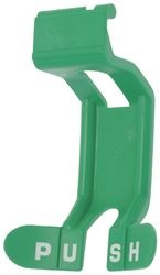 LEVA VERDE PER RUBINETTO A PISTONE 