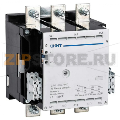 Контактор вакуумный 630 А, 220 В, 4НО+4НЗ, 50/60 Гц Chint CJX1-630/44K 