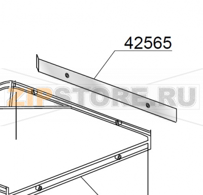 Направляющая корзины 1200 450x40 mm DIHR HT 11 Направляющая корзины 1200 450x40 mm DIHR HT 11Запчасть на деталировке под номером: 42565Название запчасти на английском языке: Guide rail DIHR HT 11