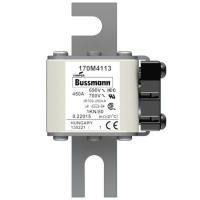 Предохранитель, 450 A, AC 690 В, 200 кА, size 1, 50x78x109 мм, aR, DIN, IEC Eaton FUSE 450A 690