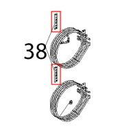 Guarn. PTFE and CARB 145x28x1 sp-c/fori Unox XBC 604P