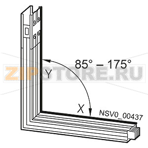 BD2C-1250-LV-X*/Y*-G* KNEE FRONTSIDE X/Y 0,36M-1,25M 1250A WINKEL 85 GRAD-175 GRAD Siemens BVP:261929 