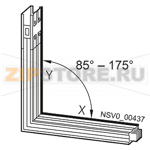 BD2C-1250-LV-X*/Y*-G* KNEE FRONTSIDE X/Y 0,36M-1,25M 1250A WINKEL 85 GRAD-175 GRAD Siemens BVP:261929 