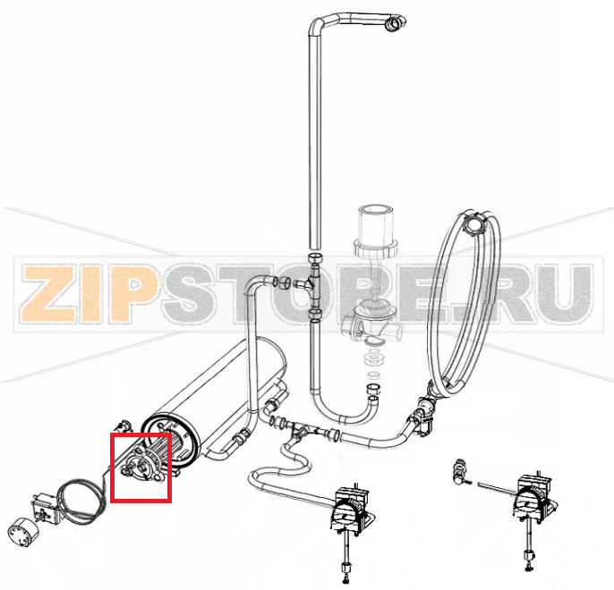 ТЭН Silanos S 021 (2,6кВт, 230В) ТЭН (2,6кВт) Silanos S 021Запчасть на сборочном чертеже под номером: 2