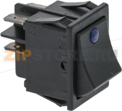 ЧЕРНЫЙ ДВУХПОЛЮСНЫЙ РЫЧАЖНОЙ ПЕРЕКЛЮЧАТЕЛЬ 16А 250В 