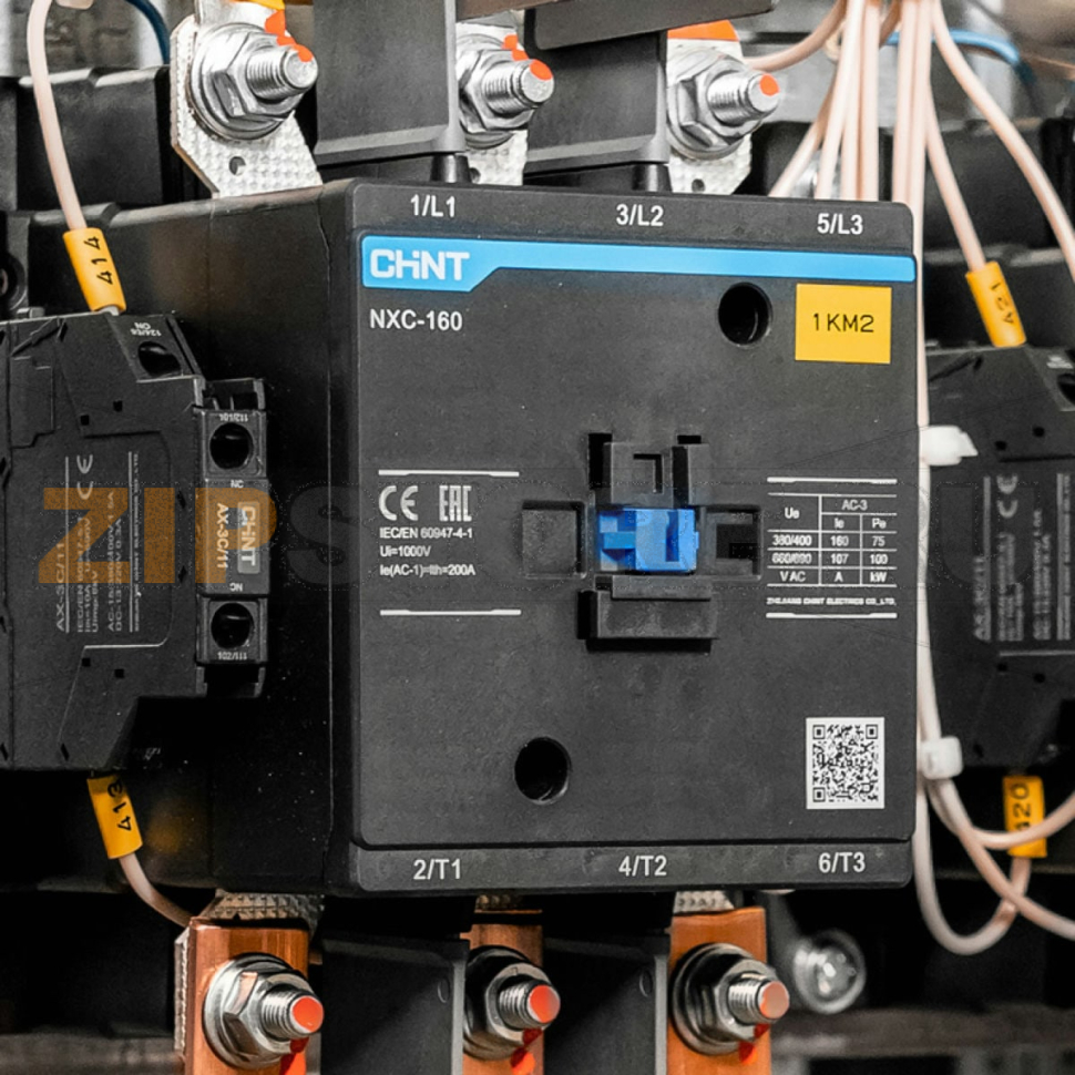 Контактор 38 А, 18.5 кВт, 110 В, 1НО+1НЗ, 50 Гц Chint NXC-38 
