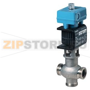 MXG461S15-1.5 - Смесительный/2-ходовой клапан с магнитным приводом, внешняя резьба, PN16, DN15, kvs 1.5, AC / DC 24 В, DC 0/2...10 В / 4...20 мА Siemens MXG461S15-1.5 