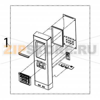 LCD Panel cover assembly TSC MH340T LCD Panel cover assembly TSC MH340TЗапчасть на деталировке под номером: 1Название запчасти TSC на английском языке: LCD Panel cover assembly MH340T.