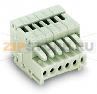 MCS MICRO 1-conductor female plug; 100% protected against mismating; 0.5 mm; Pin spacing 2.5 mm; 8-pole; 0,50 mm; light gray Wago 733-108