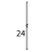 Lamiera reggi scrocco inox Unox XBC 905