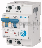 Устройство защиты от дуги, КЗ, токов утечки и перегрузки Eaton AFDD-20/2/B/003-LI/A