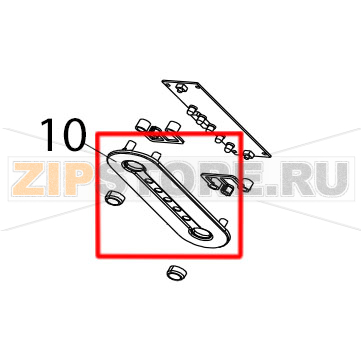 Control panel Hurakan HKN-IMF15M Control panel Hurakan HKN-IMF15MЗапчасть на деталировке под номером: 10
