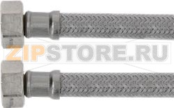 Flex.Hose st.-steel double braided w/PVC 