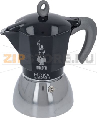 MOKA INDUCTION 6 CUPS BLACK BIALETTI 