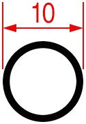 VERTICAL DOOR GASKET 300 mm