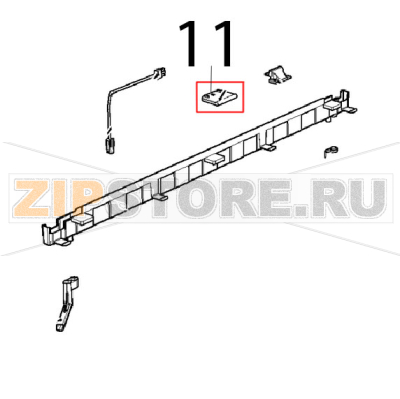 Premivetro esterno Unox XBC 615EG Premivetro esterno Unox XBC 615EGЗапчасть на деталировке под номером: 11