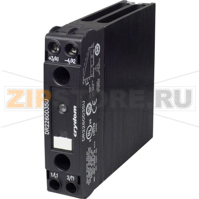 Контактор полупроводниковый 20 А, 600 В/AC, 1 шт Crydom DR2260A20U 