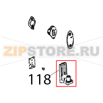 Staffa inferiore porta CT BT Unox XBC 615EG Staffa inferiore porta CT BT Unox XBC 615EGЗапчасть на деталировке под номером: 118