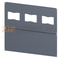 SIVACON, base, with cutouts for flanges, IPXX, T: 1000 mm, W: 1000 mm, zinc-plated Siemens 8MF1000-2UB52-0
