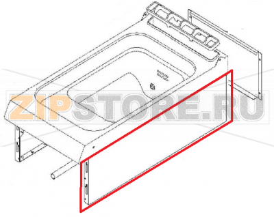 RH panel Angelo Po 0G0FR3E Ac drive 200/230v- 50/60hz ASS.Y Angelo Po 0G0FR3EЗапчасть на 