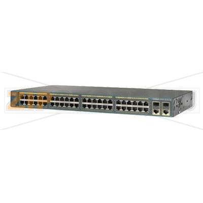 Коммутатор 48xFE (PoE), 2xGE, 2xSFP, LAN Lite Cisco WS-C2960-48PST-S 
