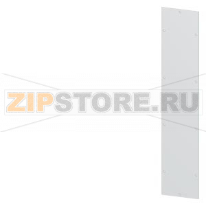 SIVACON, side panel / rear panel, Closed, IP55, H: 2000 mm, W: 400 mm, RAL 7035 Siemens 8MF1040-2UW61-1C 