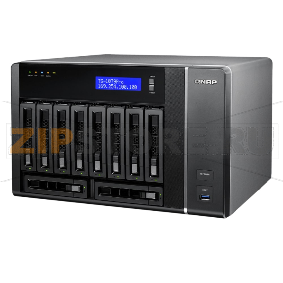 Накопитель сетевой QNAP TS-1079-PRO 