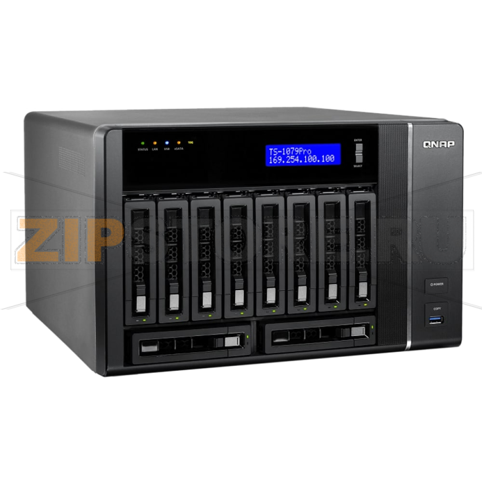 Накопитель сетевой QNAP TS-1079-PRO 