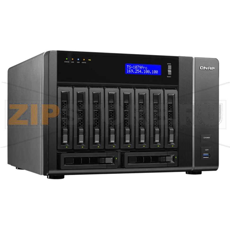 Накопитель сетевой QNAP TS-1079-PRO 