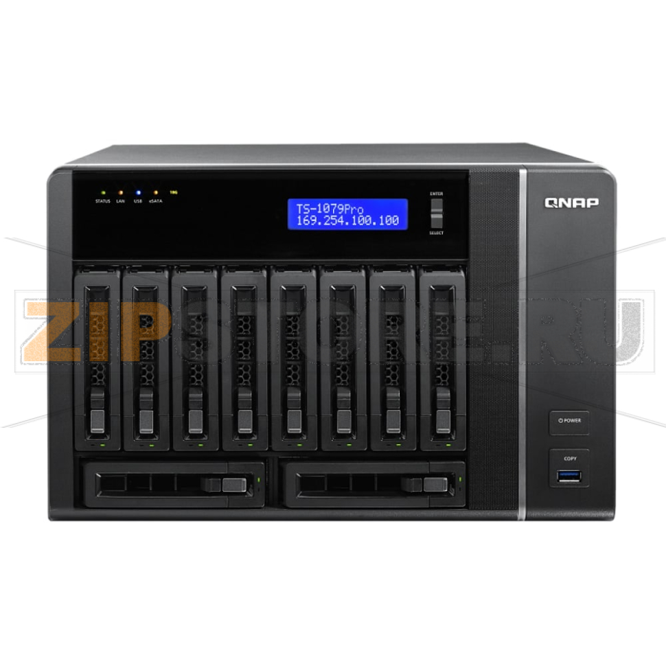Накопитель сетевой QNAP TS-1079-PRO 