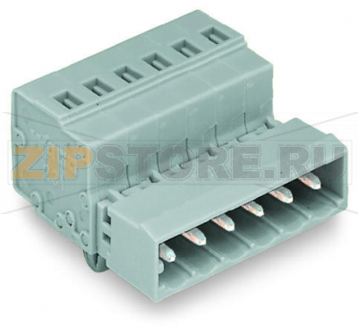 MCS MIDI Classic 1-проводная вилка; Монтажные ножки; 2,5 мм; Шаг контактов 5 мм; 21-пол.; 2,50 mm; серые Wago 231-621/018-000 Универсальное соединение для всех типов проводниковПростая предварительная сборка и монтаж на устройстве посредством горизонтального и вертикального монтажа CAGE CLAMP®Для соединений "провод-провод" и "плата-провод"Возможны варианты кодировки...