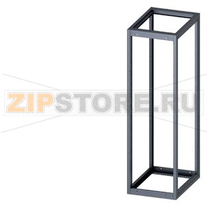 SIVACON, Supporting structure, for standard Empty enclosure, H: 2000 mm, W: 600 mm, T: 800 mm, RAL 7035 Siemens 8MF1068-2GS40 