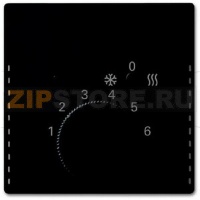 Накладка для терморегулятора, чёрный бархат ABB 2CKA001710A4052