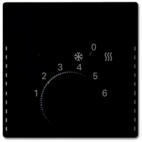 Накладка для терморегулятора, чёрный бархат ABB 2CKA001710A4052