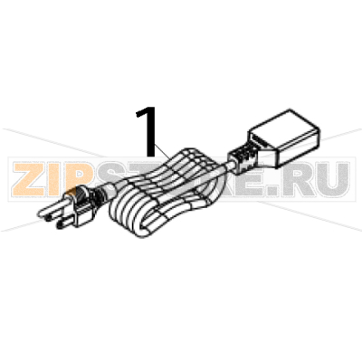Power cord, CN TSC PEX-1121 Power cord, CN TSC PEX-1121Запчасть на деталировке под номером: 1