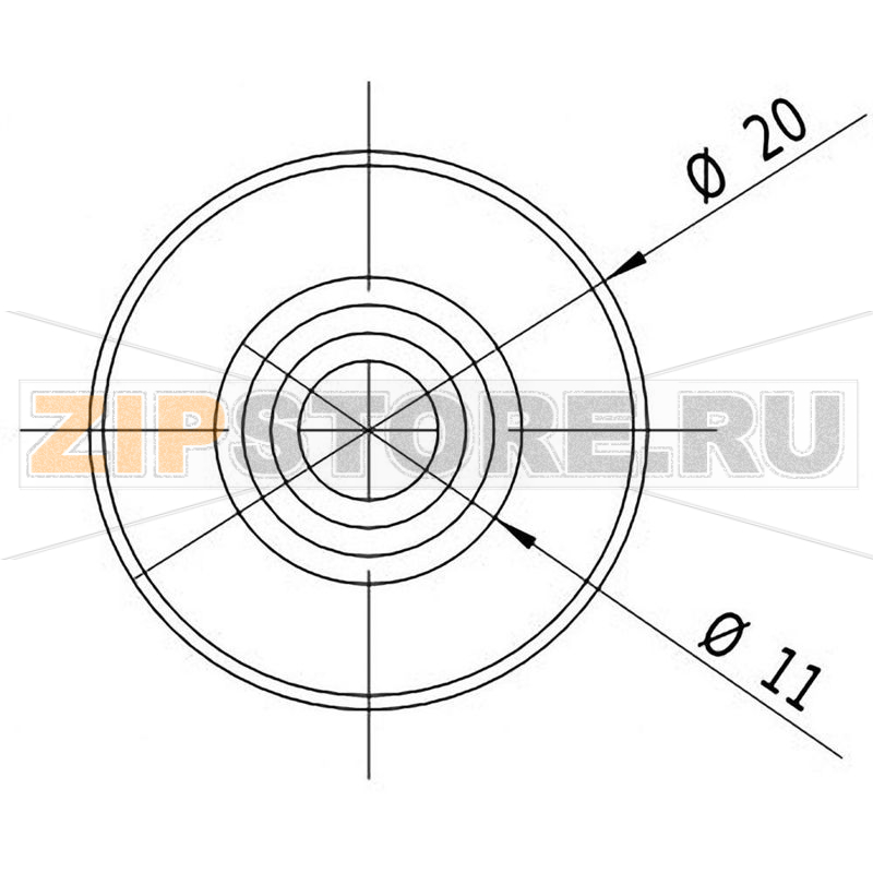 Модуль лазерный, зеленый, 5 МВт Picotronic LD532-5-3(20x80)-PL-C3000 