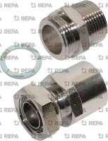 FITTING ø 1 M FOR FLEXIBLE GAS HOSE