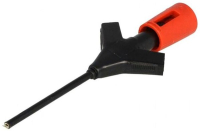 Зажим 2 мм, 2 А, 60 В/DC, тип: пинцет, красный Hirschmann MICRO-KLEPS RT