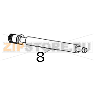 Rear pressing paper roller TSC PEX-1131 Rear pressing paper roller TSC PEX-1131Запчасть на деталировке под номером: 8