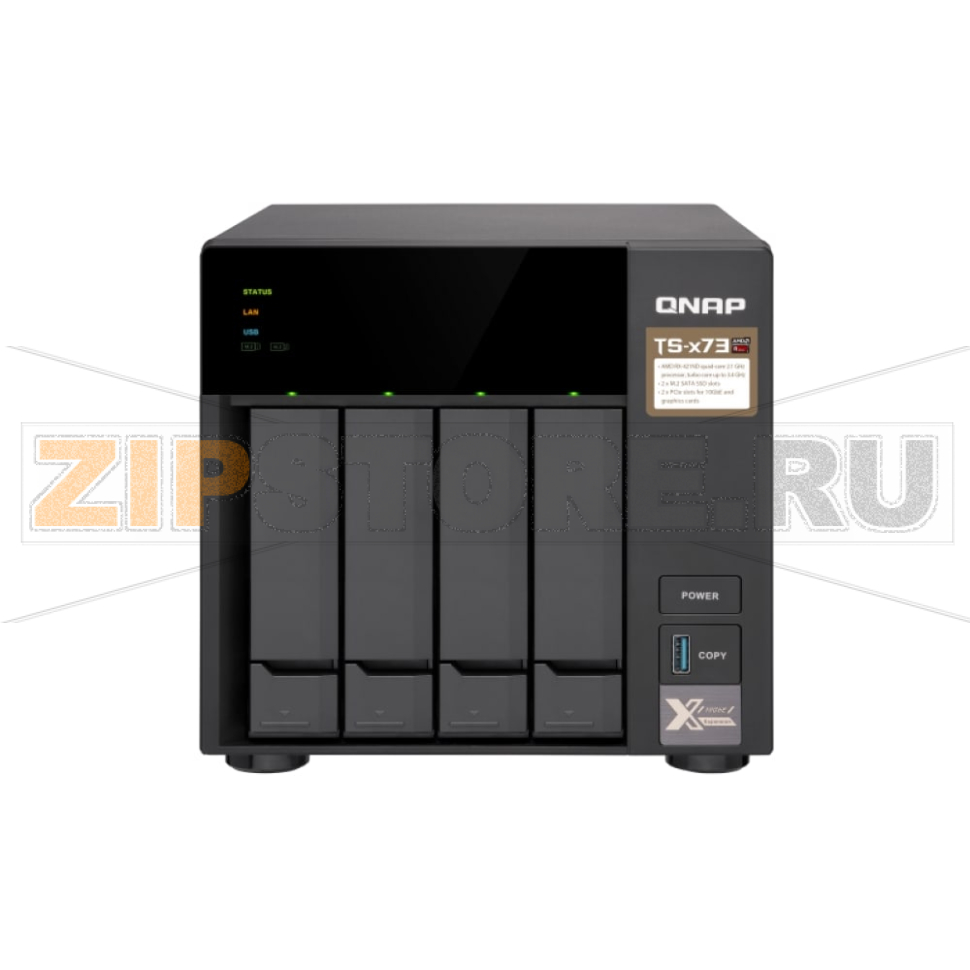 Накопитель сетевой QNAP TS-473 