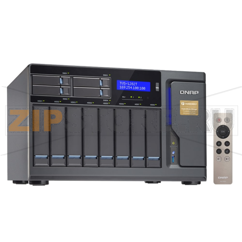 Накопитель сетевой QNAP TVS-1282T 