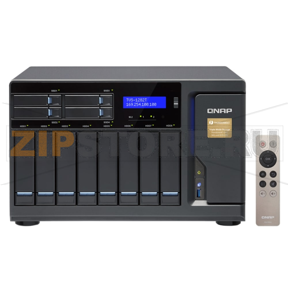 Накопитель сетевой QNAP TVS-1282T 