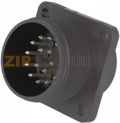 Разъем круглый 4 А, 50 В, IP67, 17 контактов Hirschmann CM 02 E 20-29 P 