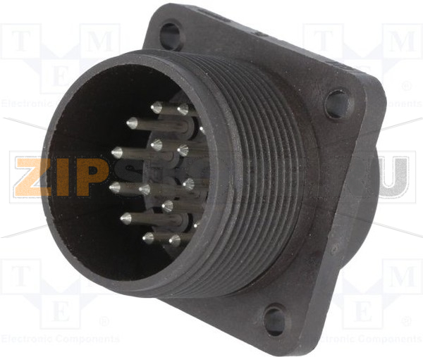 Разъем круглый 4 А, 50 В, IP67, 17 контактов Hirschmann CM 02 E 20-29 P 