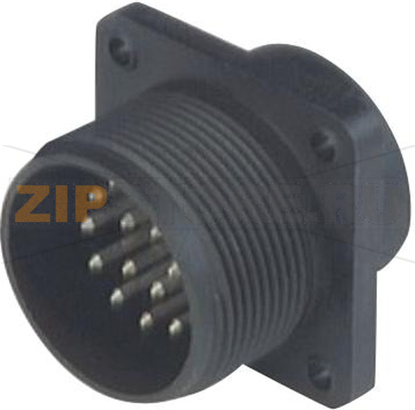 Разъем круглый 4 А, 50 В, IP67, 17 контактов Hirschmann CM 02 E 20-29 P 