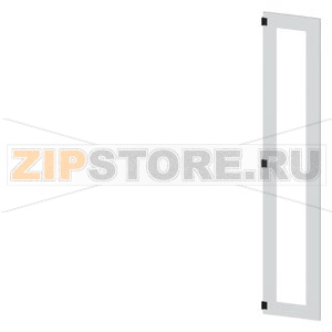 SIVACON, door, left, inspection window, IP55, H: 2200 mm, W: 400 mm, RAL 7035, Protection class 1 Siemens 8MF1240-2UT15-0BE2 