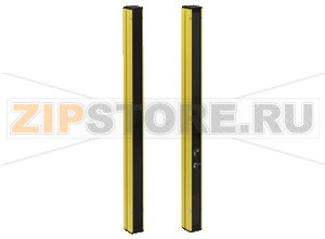 Интерфейсный модуль безопасности Safety light grid with integrated control unit SLPC10-4 Pepperl+Fuchs System componentsEmitterSLP10-4-TReceiverSLPC10-4-RGeneral specificationsEffective detection range0.2 ... 10 mLight sourceLEDLight typemodulated visible red lightSafety type according to IEC/EN 614964MarkingCETarget sizestatic: 32 mmdynamic: 50 mm (at v = 1.6 m/s of the obstacle)Beam spacing300 mmNumber of beams4Operating modeStart/restart disable, relay monitor,Angle of divergence< 5  °Functional safety related parametersSafety Integrity Level (SIL)SIL 3Performance level (PL)PL eCategoryCat. 4Mission Time (TM)20 aPFHd3.54 E-9Indicators/operating meansDiagnostics indicator7-segment displayFunction indicatorLED red: per receiver channeloff: interruptionflashes: receivercontinuously on: reception with sufficient stability controlon the front plate: LED red: OSSD offLED green: OSSD onPre-fault indicatorLED red next to receiver flashesElectrical specificationsOperating voltage24 V DC   -15%   / +25% ,  galvanically isolatedInputFunction inputRelay monitor, start releaseOutputSafety output2 separated fail safe semiconductor outputsSignal output1 PNP each, max. 300 mA for start readiness, OSSD on, OSSD offSwitching voltageOperating voltage -2 VSwitching currentmax. 0.5 AMechanical specificationsDegree of protectionIP65ConnectionM16 cable gland ,terminal compartment with cage-terminals, M12-connector for emitter