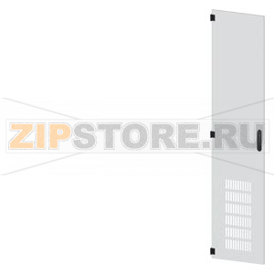 SIVACON, door, left, ventilated, IP20, H: 2200 mm, W: 450 mm, RAL 7035, Protection class 1 Siemens 8MF1270-2UT15-1BA2 