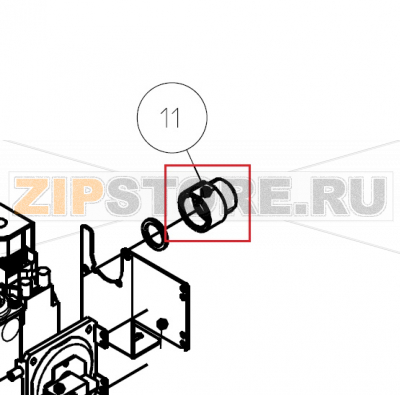 Manicotto G3/4 conico x ES GAS Imesa ES 10                                       Manicotto G3/4 conico x ES GAS Imesa ES 10Запчасть на сборочном чертеже под номером: 10Название запчасти на итальянском языке: Manicotto G3/4 conico x ES GAS Imesa ES 10